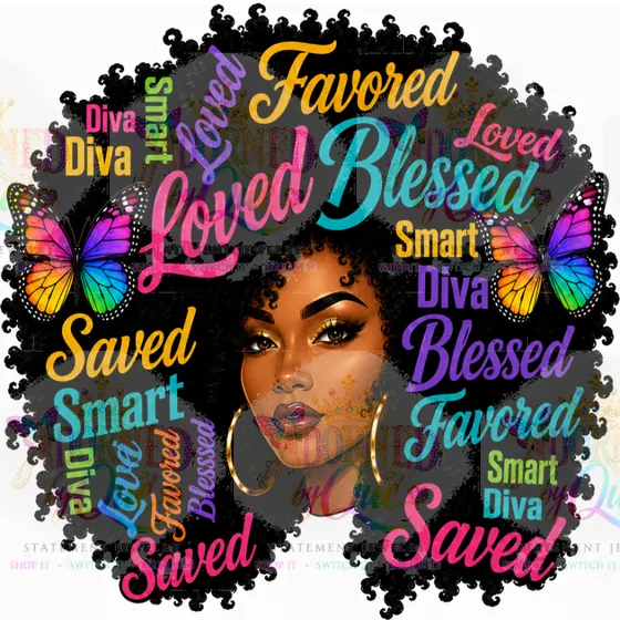 Word Fro2 earrings by Adorned by Que